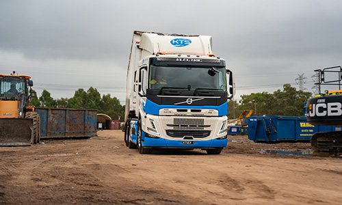 KTS Recycling and Volvo Electric Trucks