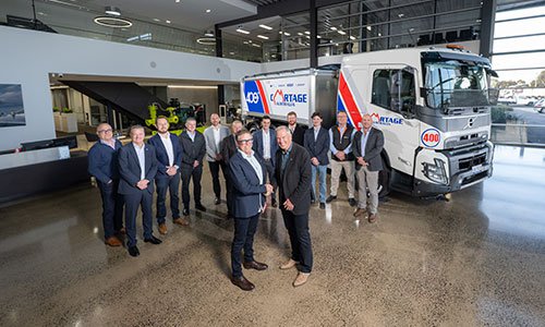Cartage Australia marks 400 Volvo Truck