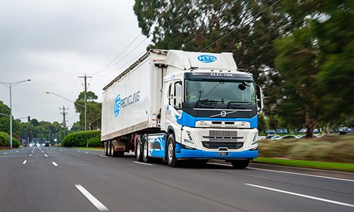 KTS Recycling and Volvo Electric Trucks